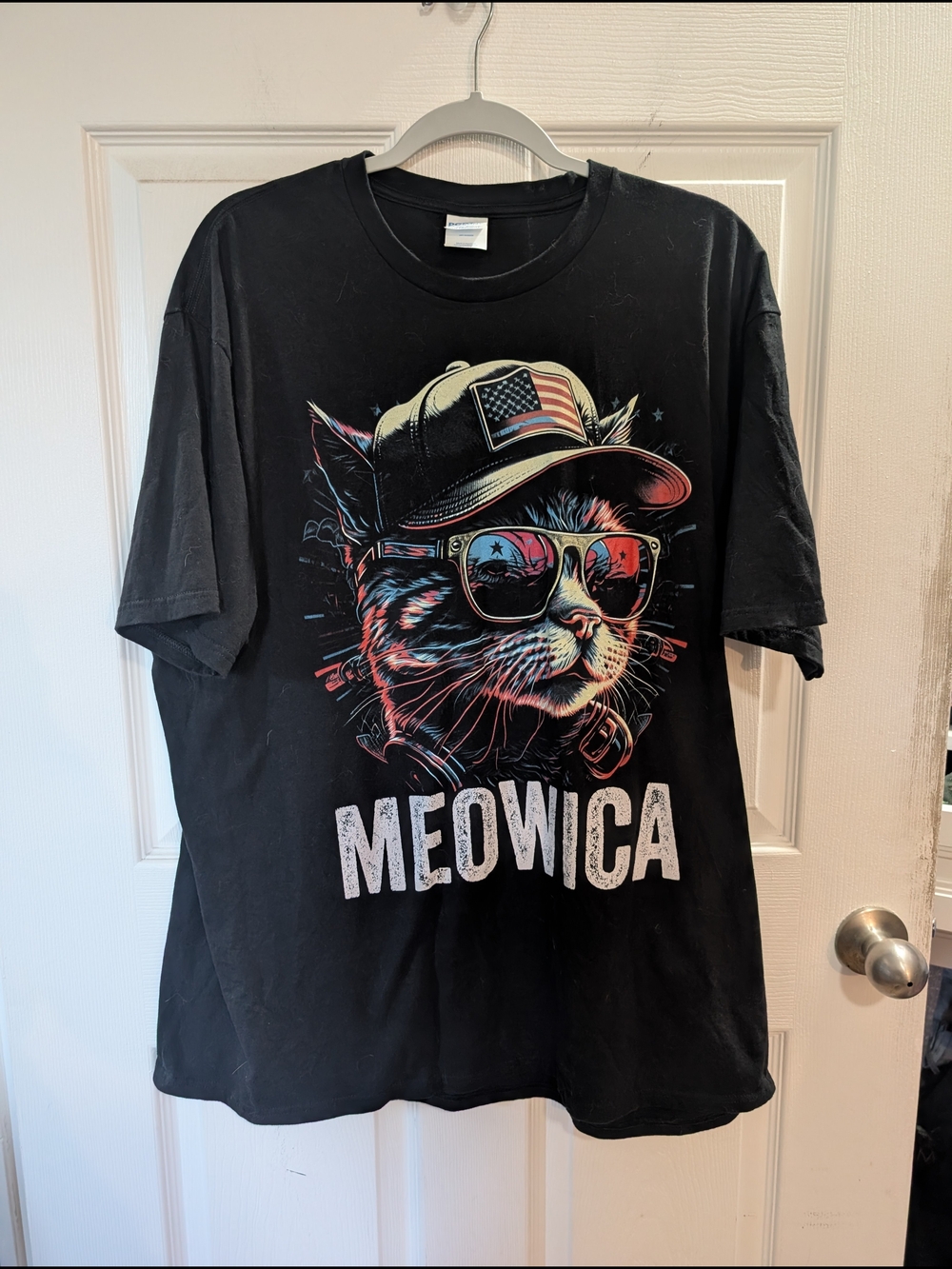Men's Meowica Graphic Tee - Size 2XL
